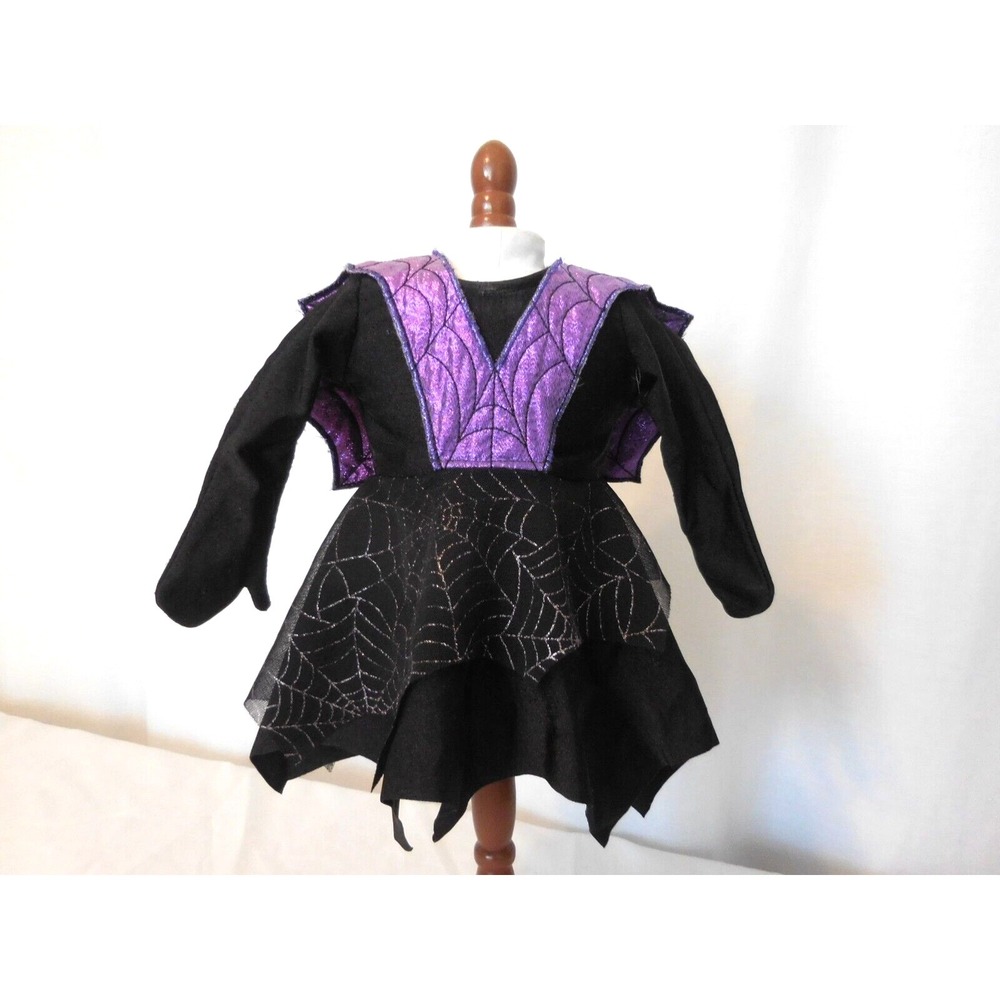 American Girl Spider Witch Costume Retired Dress   2004 Purple Black
